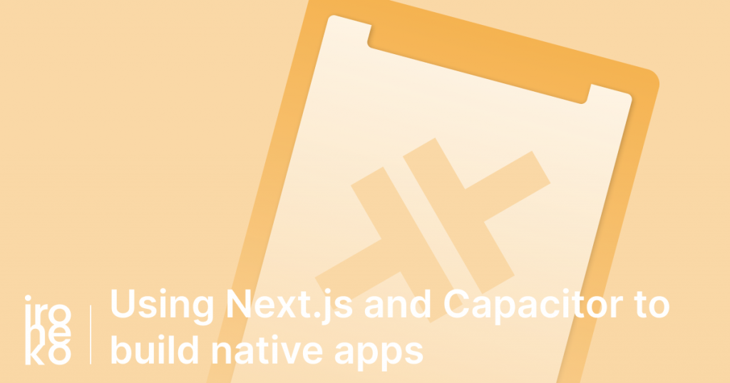 Getting started with Capacitor using Next.js on Android thumbnail