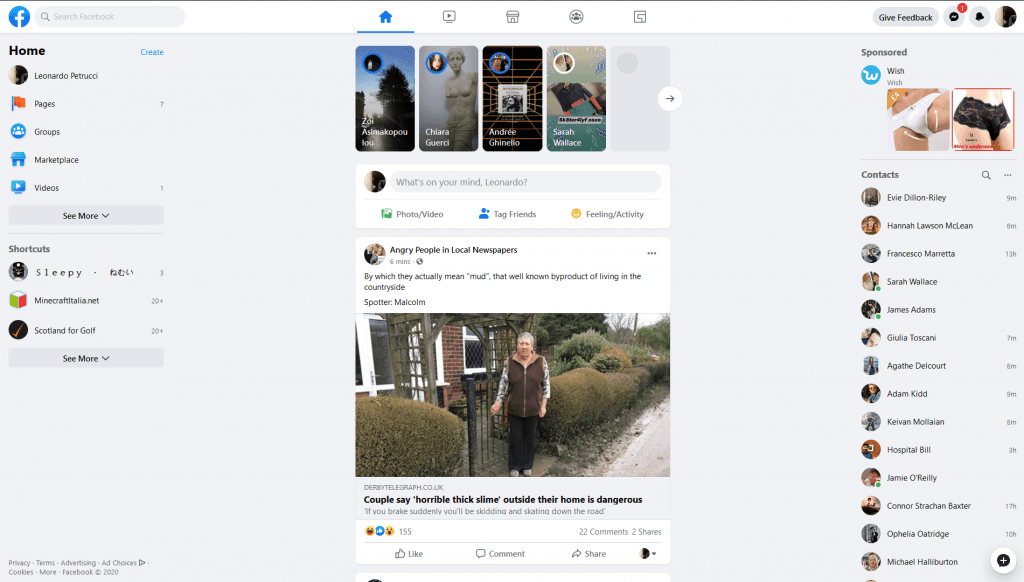 An in-depth look into Facebook's new design - Ironeko