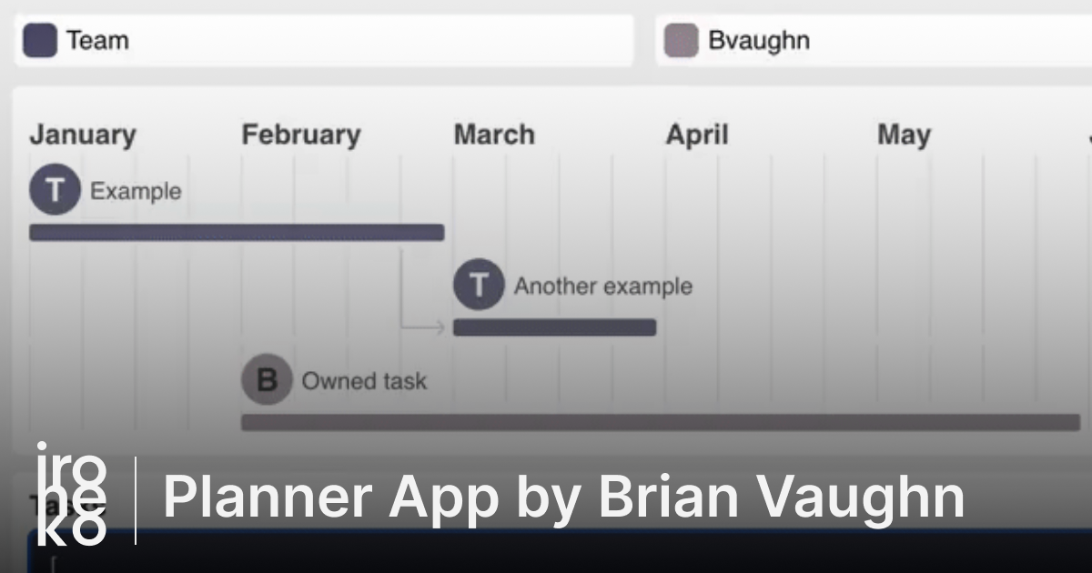 Feature - Planner App by Brian Vaughn  thumbnail