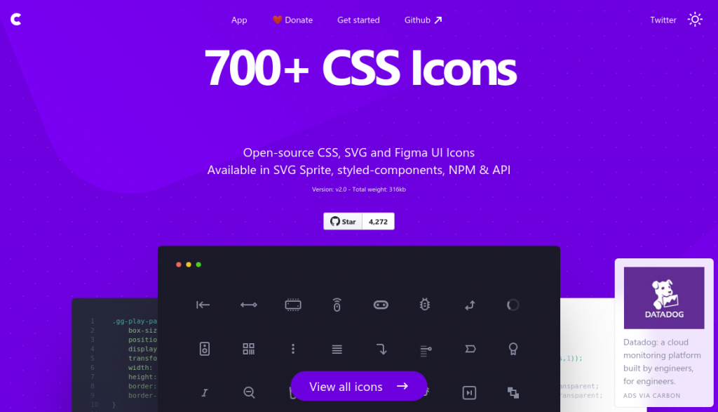 Download The Material Icons Alternative To Watch In 2020 Css Gg Ironeko